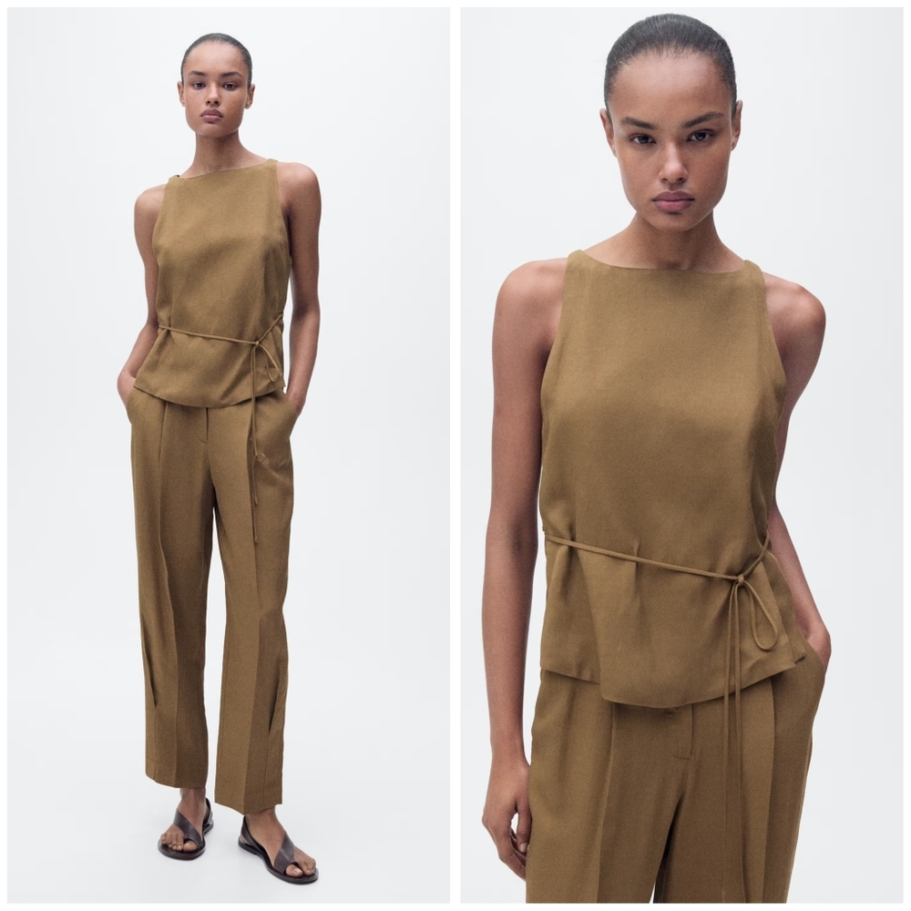 MANGO Linen Set - Picture 1 of 7